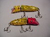 Antique Lure the Heddon Zig Wag  Frog Scale