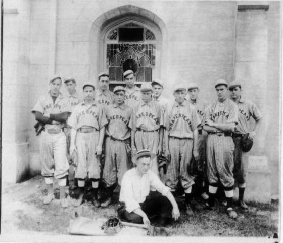 Fishing for History: The History of Fishing and Fishing Tackle: The  Shakespeare Baseball Team ca. 1920s-1930s